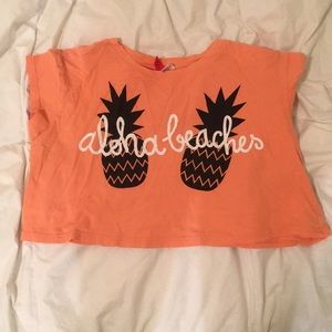 Aloha beaches crop top!:)